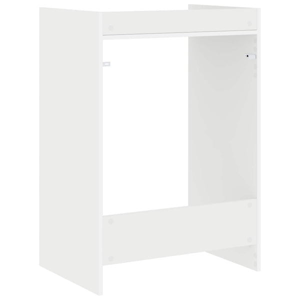 Waschmaschinenschrank Weiß, 67,5x48x97 cm