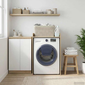 Waschmaschinenschrank Sonoma, Holzwerkstoff
