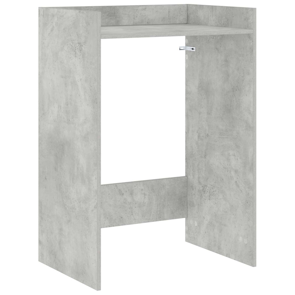 Waschmaschinen-Schrank Betonoptik 67,5x48x97 cm