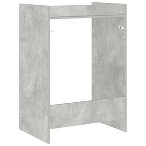 Waschmaschinen-Schrank Betonoptik 67,5x48x97 cm
