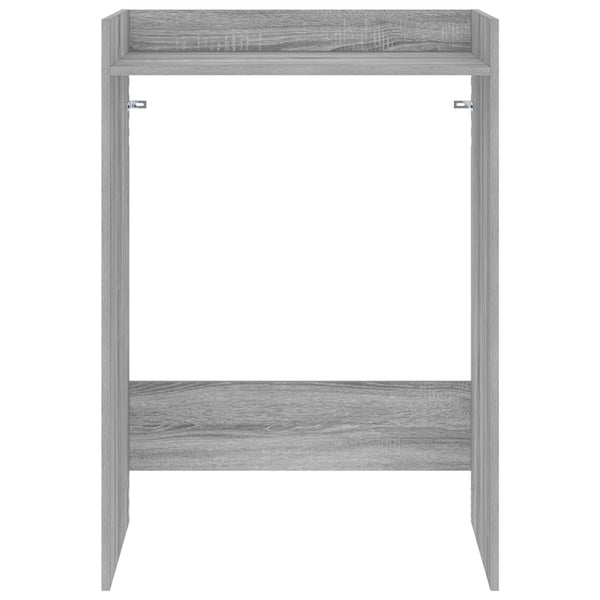 Waschmaschinen-Schrank Grau Sonoma 67,5x48x97cm