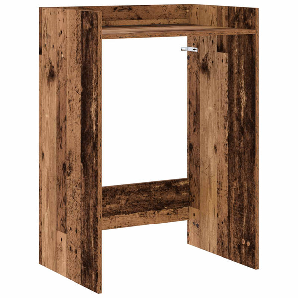 Waschmaschinenschrank Altholz 67,5x48x97cm