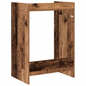 Waschmaschinenschrank Altholz 67,5x48x97cm