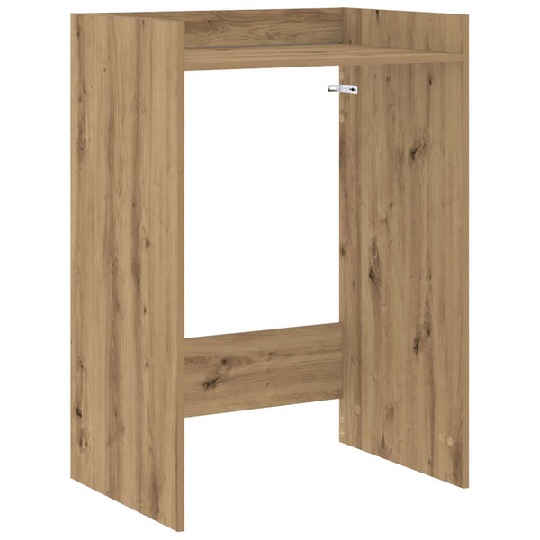 Waschmaschinen-Schrank Eiche 67,5x48x97cm
