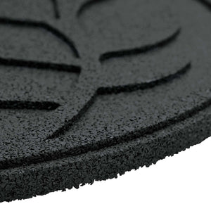 Gummi Gehwegplatten Schwarz 6er Set