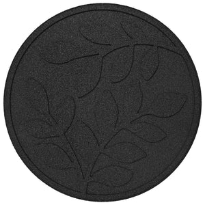 Gummi Gehwegplatten Schwarz 6er Set