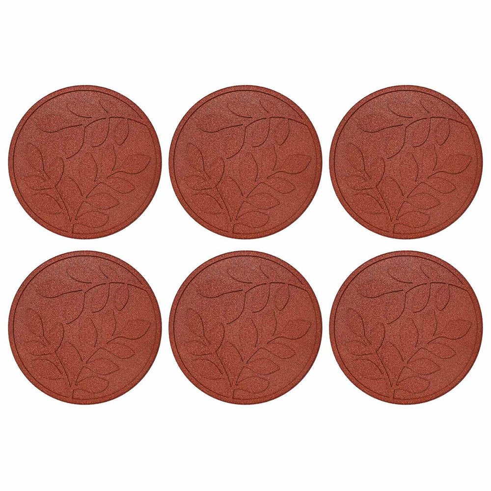 Gummistufensteine Rot, 6er-Set