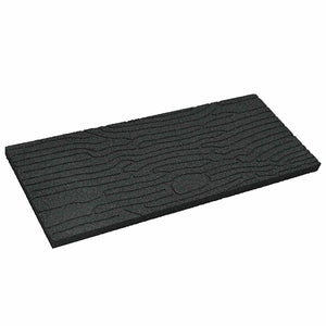 Gehwegsteine Gummi Schwarz 60,5x25cm 6er Set