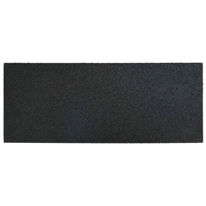 Gehwegsteine Gummi Schwarz 60,5x25cm 6er Set