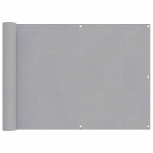 vidaXL Brise-vue de balcon Gris clair 75 x 200 cm