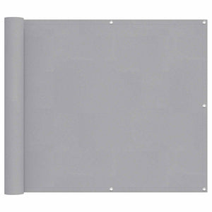 vidaXL Brise-vue de balcon gris clair 100 x 200 cm en tissu Oxford