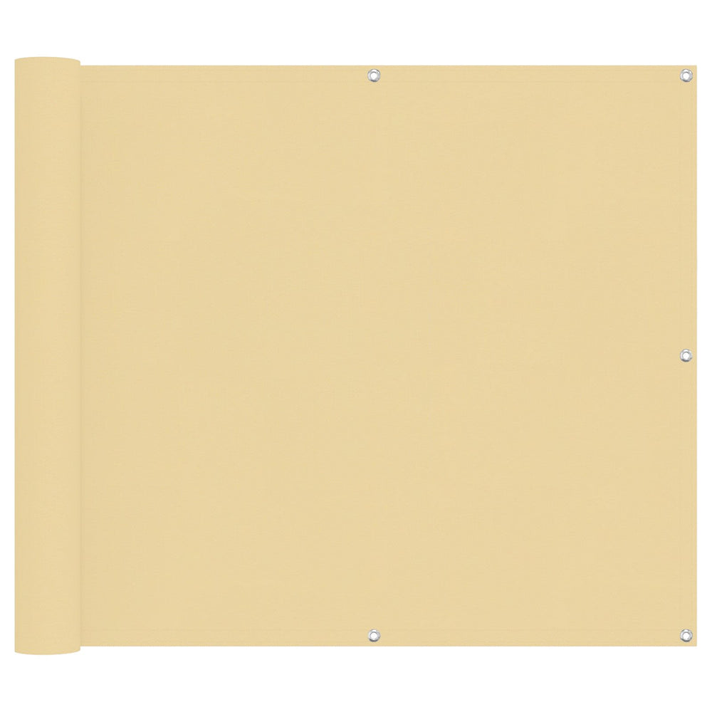 Balkonsichtschutz Sand 100x800cm Oxford-Gewebe