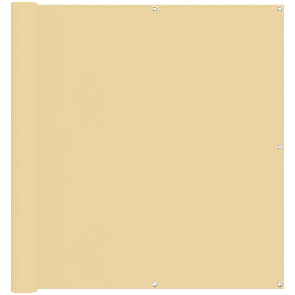 Balkonsichtschutz Sand 110x300 cm Oxford-Gewebe
