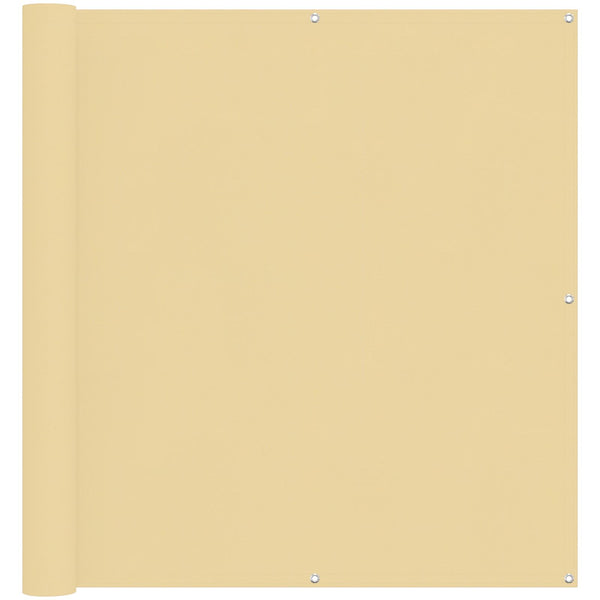 Balkonsichtschutz Sand 110x700cm Oxford-Gewebe