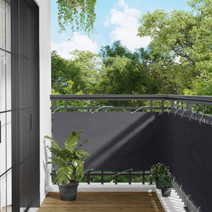vidaXL Brise-vue de balcon anthracite 75 x 200 cm