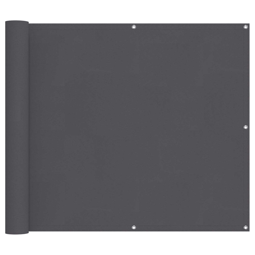 Anthrazit Balkonsichtschutz 100x200cm Oxford-Gewebe