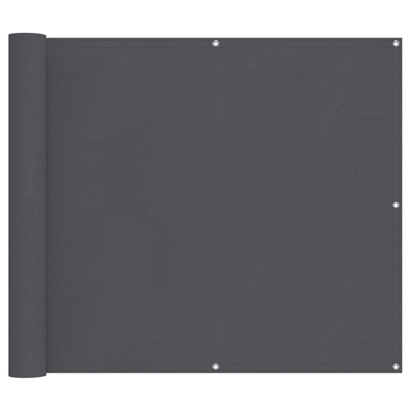 Anthrazit Balkonsichtschutz 100x800cm Oxford-Gewebe