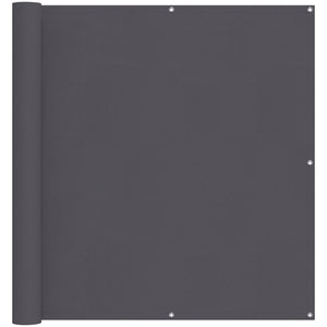 Anthrazit Balkonsichtschutz 110x800cm Oxford-Gewebe