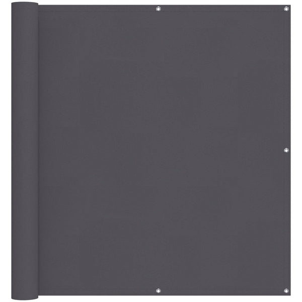 vidaXL Balcony Privacy Screen Anthracite 120 x 200 cm
