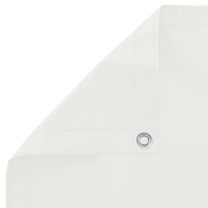Balkonsichtschutz Weiß 100x200cm Oxford-Gewebe