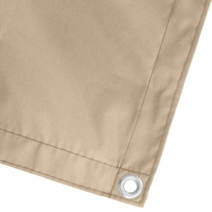 Beiger Balkonsichtschutz 100x200cm Oxford-Gewebe