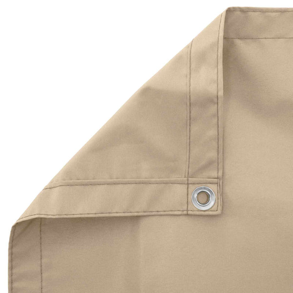 Beige Balkonsichtschutz 100x800cm Oxford-Gewebe