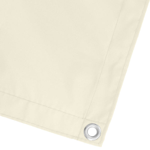 Balkonsichtschutz Creme Oxford-Stoff 75x200cm