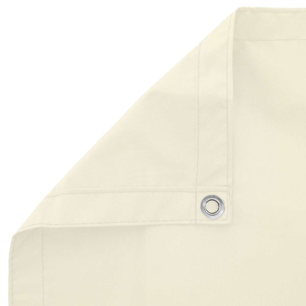 Balkonsichtschutz Creme 100x600 cm Oxford-Gewebe