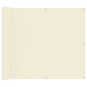 Balkonsichtschutz Creme Oxford 100x700 cm
