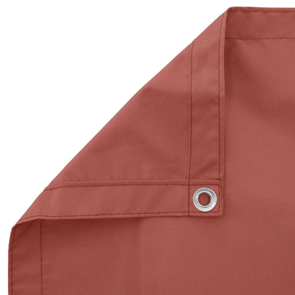 Balkonsichtschutz Terrakotta Oxford-Stoff 110x400cm