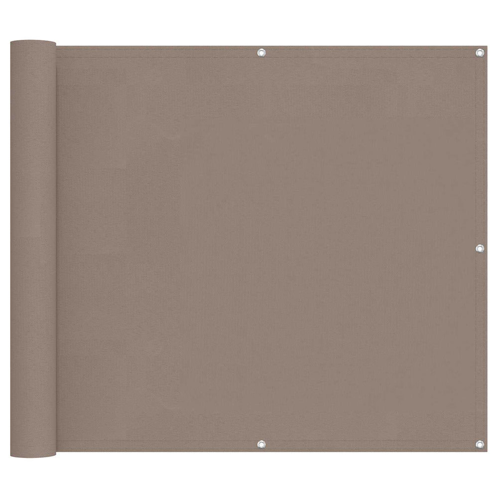 Taupe Balkonsichtschutz 100x200cm Oxford-Gewebe