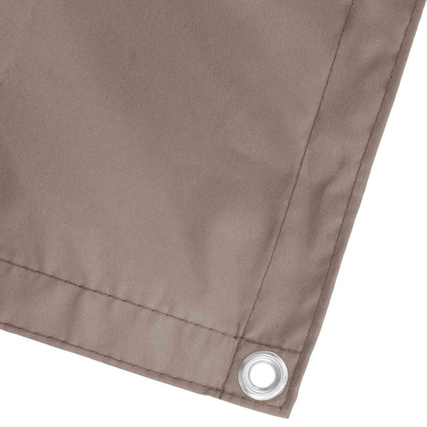 Balkonsichtschutz Taupe 100x500cm Oxford-Stoff