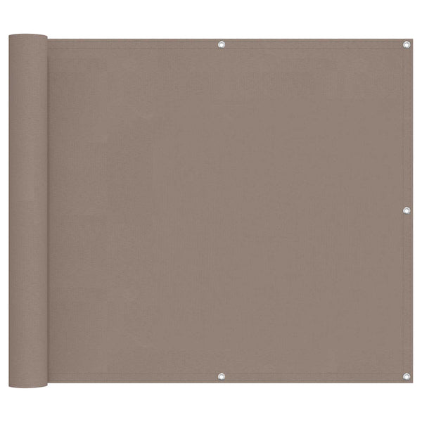 Balkonsichtschutz Taupe Oxford 100x600cm