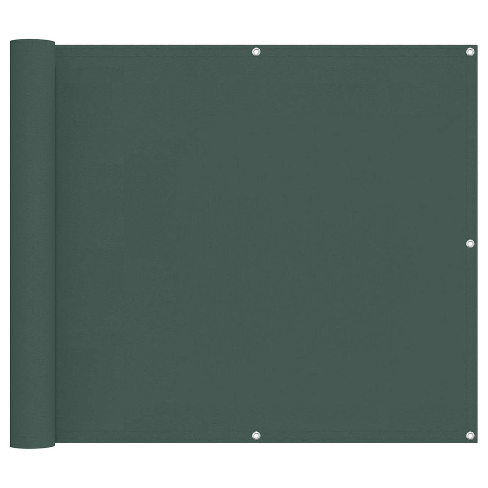 Dunkelgrüner Balkonsichtschutz 100x800cm