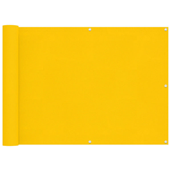 Gelber Balkonsichtschutz 75 x 200 cm