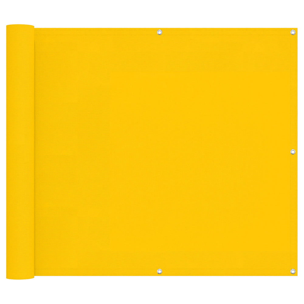 Gelber Balkonsichtschutz 100x800 cm