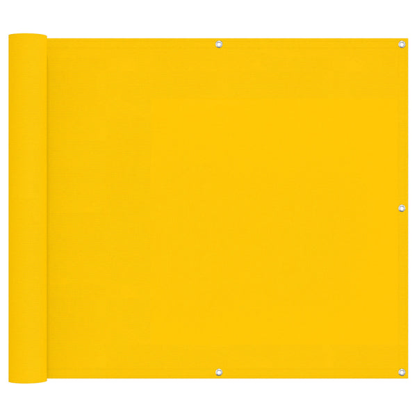 Gelber Balkonsichtschutz 100x800 cm
