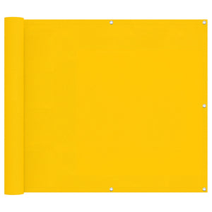 Gelber Balkonsichtschutz 100x1000 cm Oxford-Gewebe