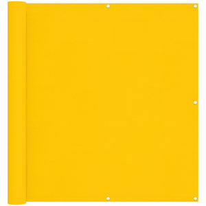Gelber Balkonsichtschutz 110x400cm Oxford-Stoff