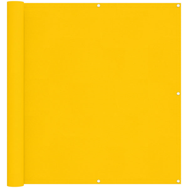 Gelber Balkonsichtschutz 110x400cm Oxford-Stoff
