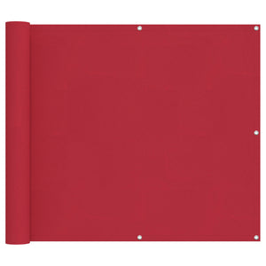 Roter Balkonsichtschutz 100x400 cm Oxford-Gewebe