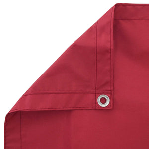 Roter Balkonsichtschutz 120x200cm Oxford-Gewebe