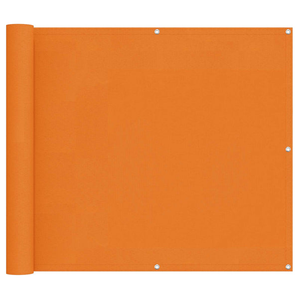 Oranger Balkonsichtschutz 100x800cm Oxford-Gewebe