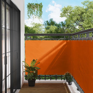 Oranger Balkonsichtschutz 110x500cm Oxford-Gewebe