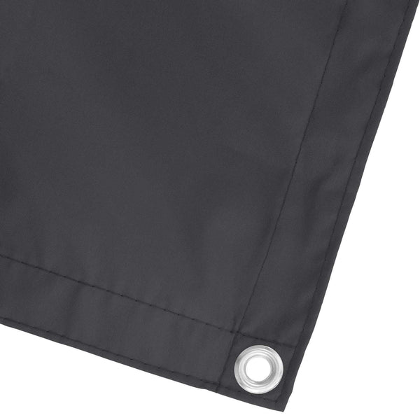 Balkonsichtschutz Schwarz 100x400cm Oxford-Gewebe