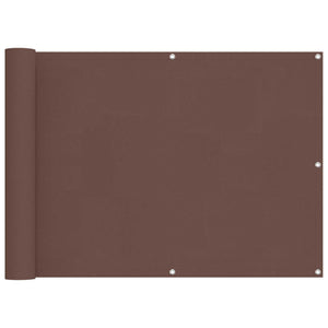 vidaXL Brise-vue de balcon marron 75 x 200 cm