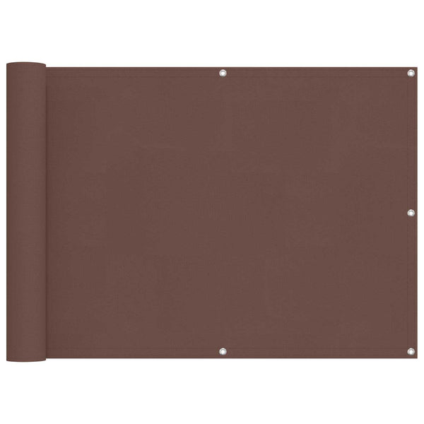 vidaXL Brise-vue de balcon marron 75 x 200 cm