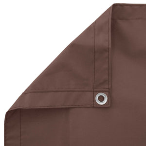 Balkonsichtschutz Braun 90x200cm Oxford-Stoff