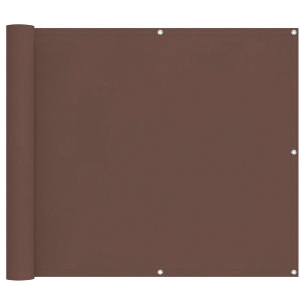 Balkonsichtschutz Braun 100x300cm Oxford-Gewebe