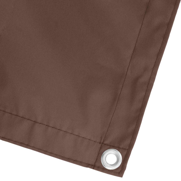 Balkonsichtschutz Braun 100x800cm Oxford-Stoff